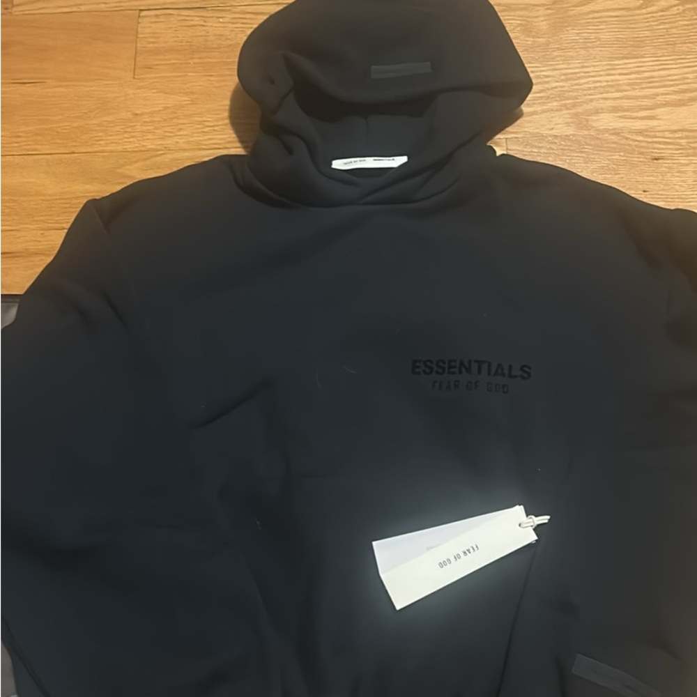 Essentials Black Hoodie